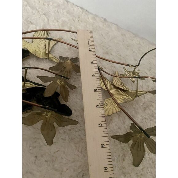 Home Interior Humming Bird Collection Brass Look VTG discontinued - Picture 11 of 12